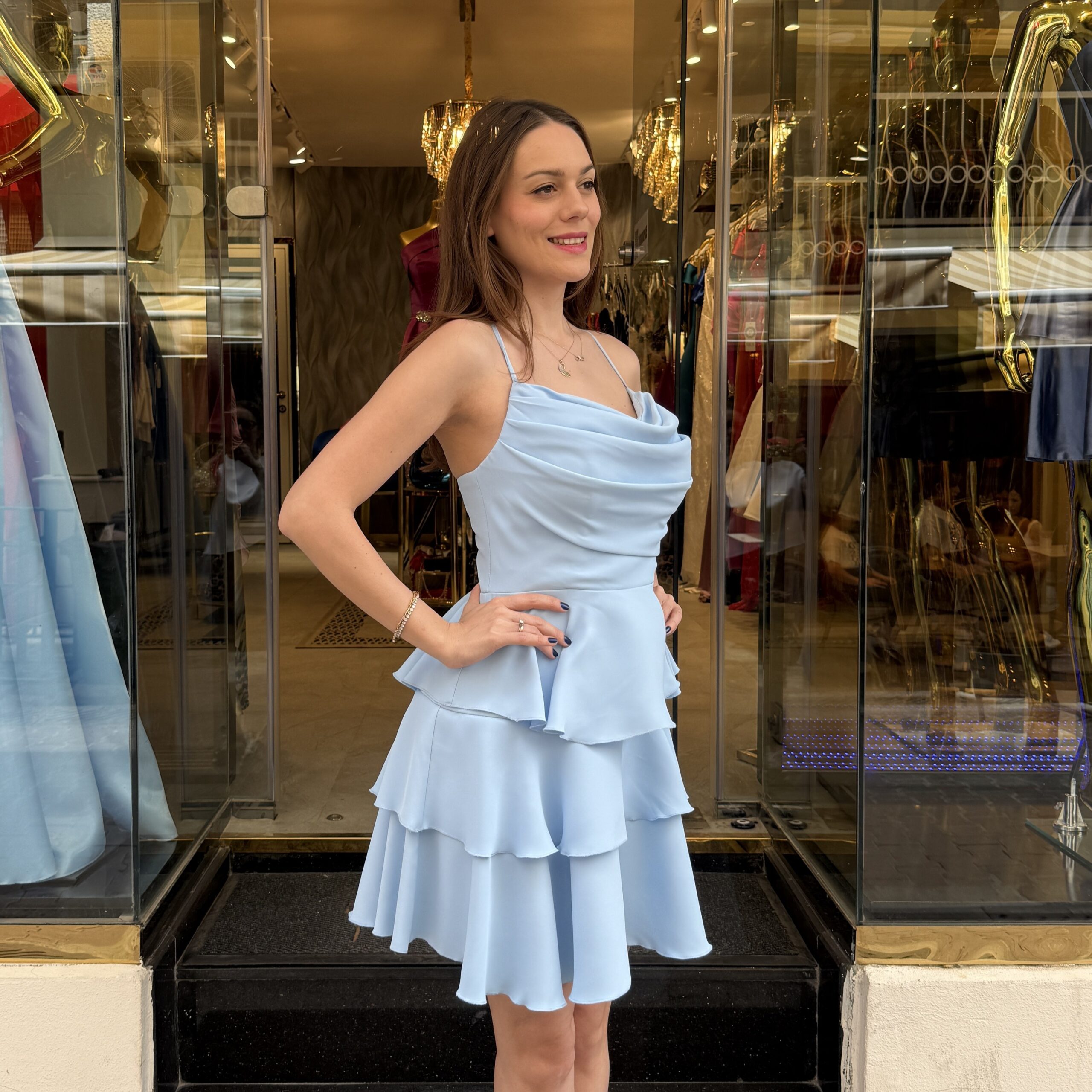 Flora Kısa Abiye - Görsel 2