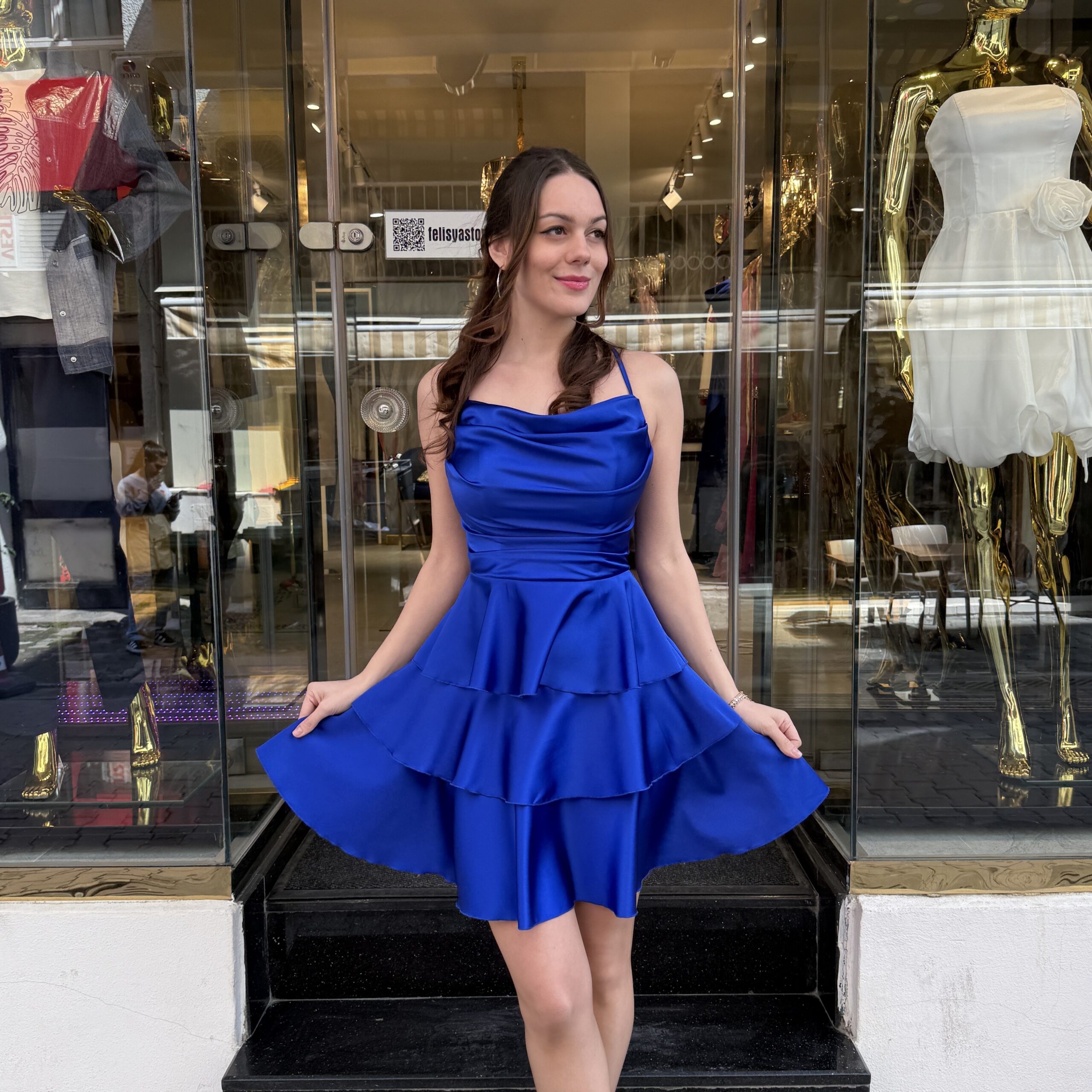 Alina Kısa Abiye - Görsel 3