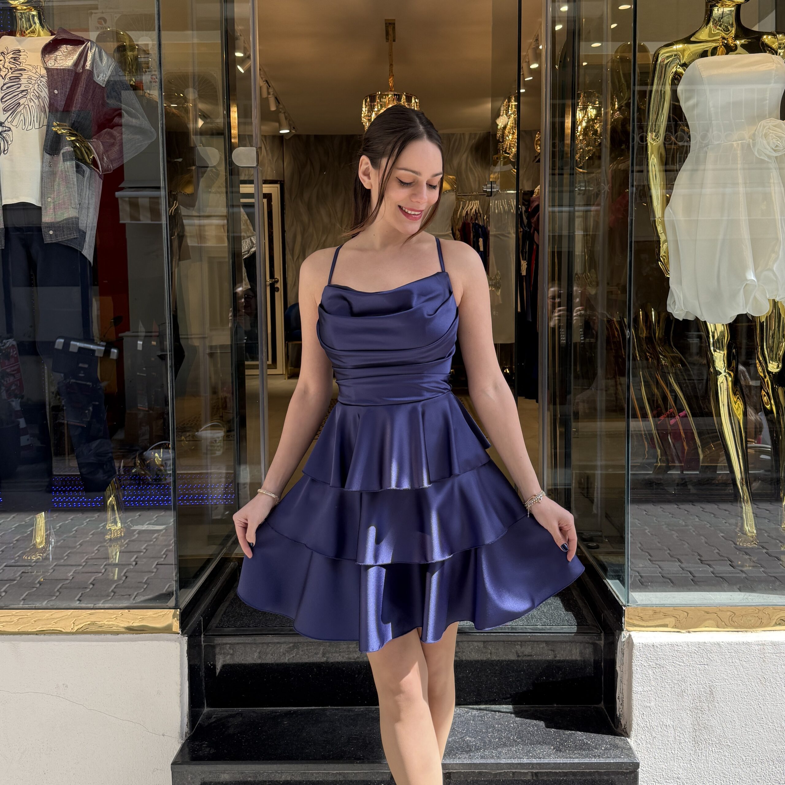 Alina Kısa Abiye - Görsel 4