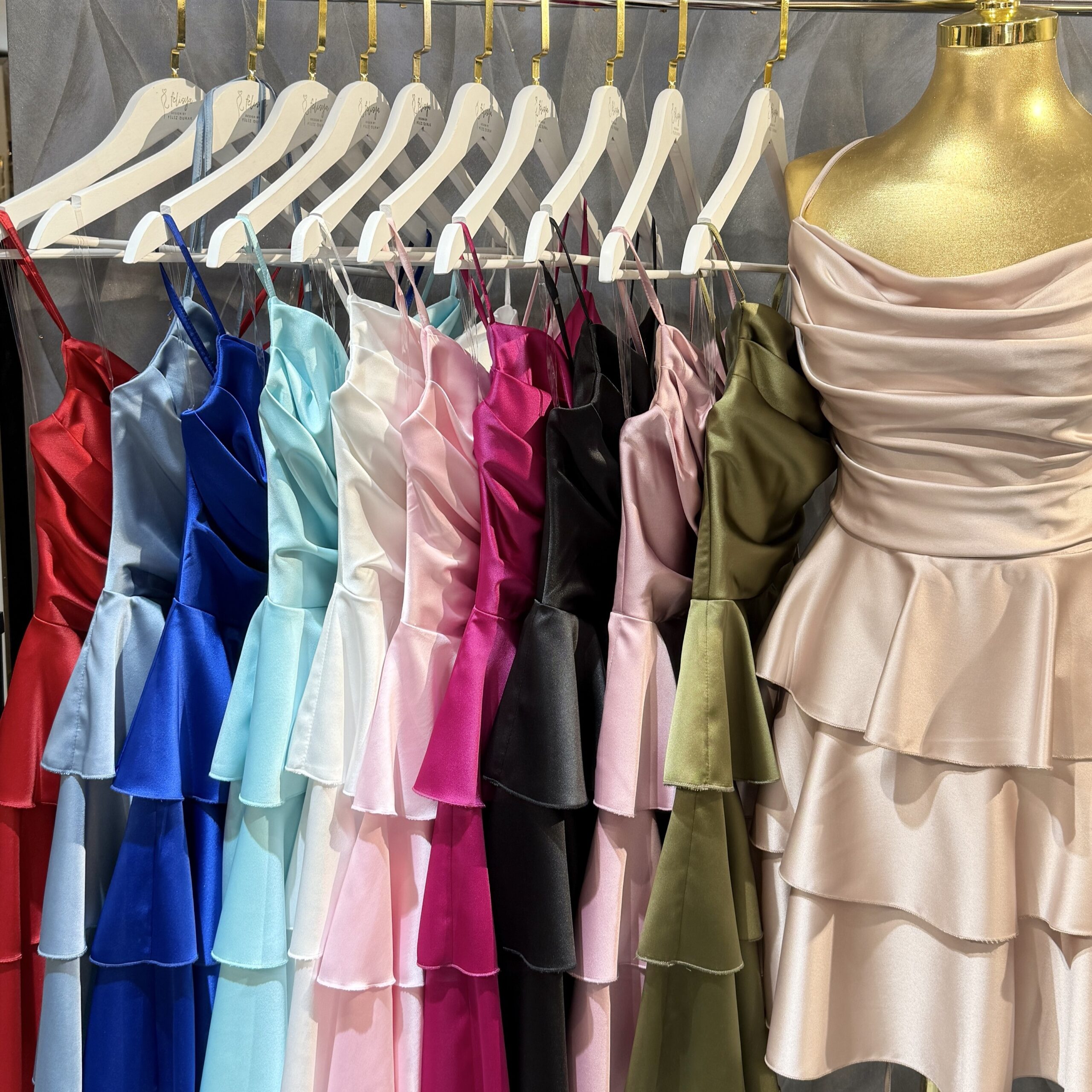 Alina Kısa Abiye - Görsel 14